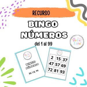 bingo de números 1 al 99